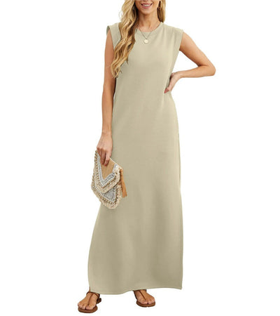 Romaisa – Robe longue chic & pratique, sans entretien