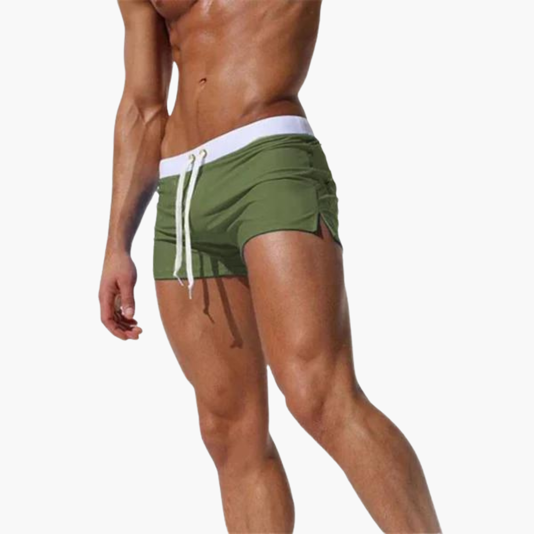 Soleo™ – Short de bain homme ajusté avec cordon | Coupe courte & stylée