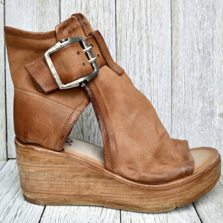 Luna Boho Sandales™ – Sandales orthopédiques à semelle compensée, style bohème