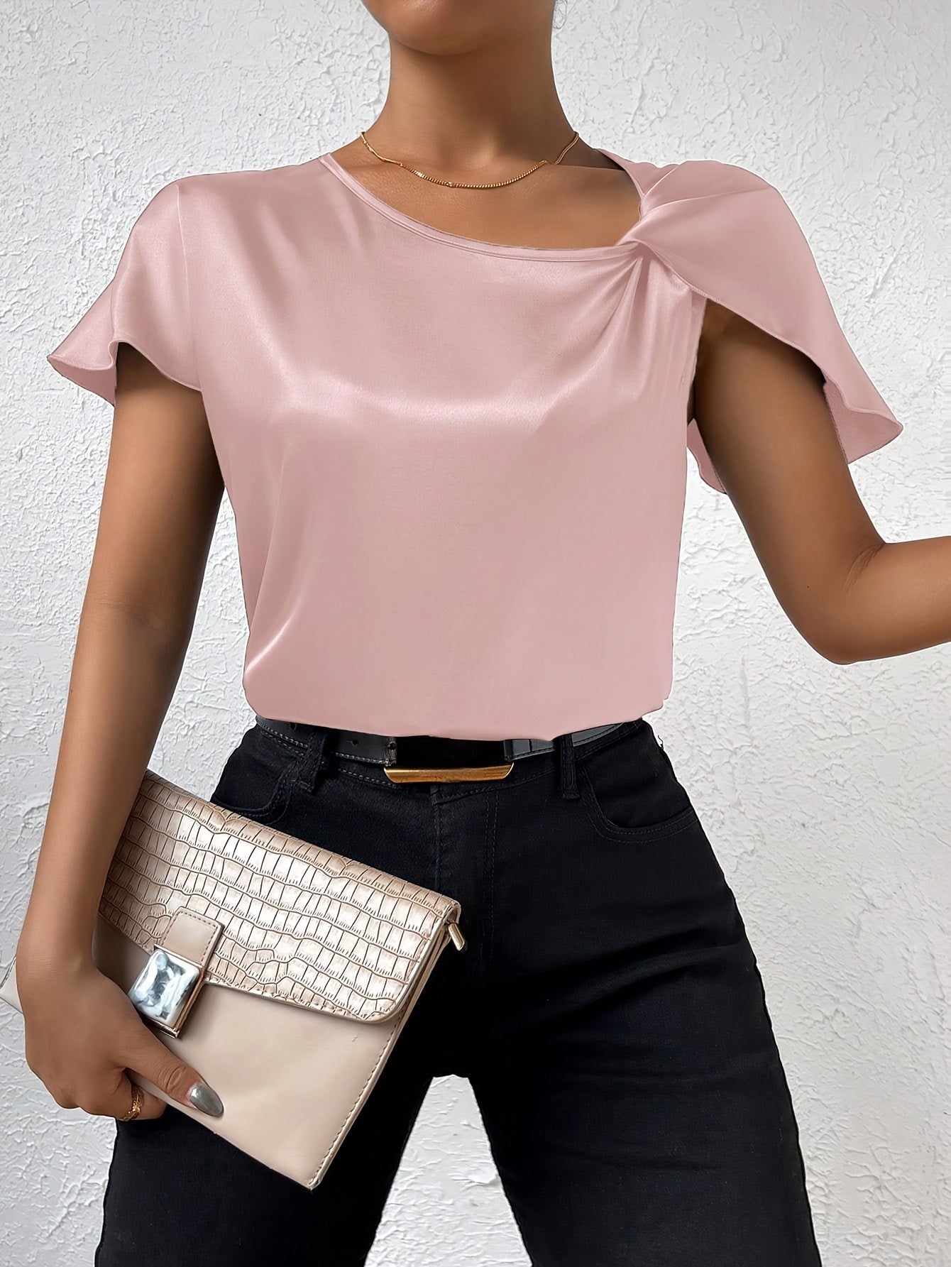 Katelynn - Blouse élégante et décontractée