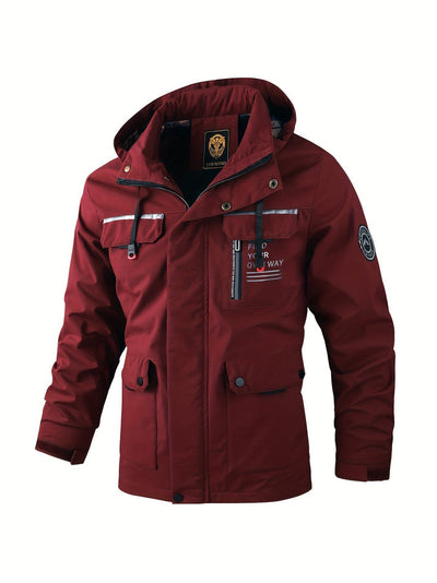 Quentin™ - Veste d'extérieur confortable, coupe-vent et imperméable