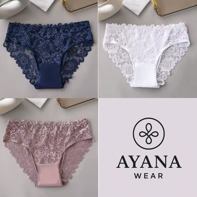 Belle Étoile – Culottes en Dentelle Élégantes et Sexy en Coton ( lot de 3 pièces )