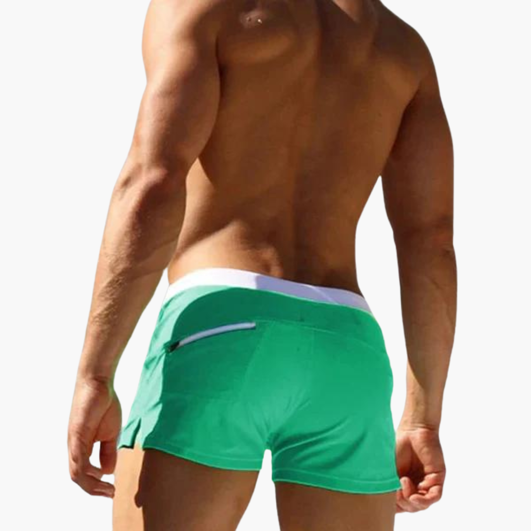 Soleo™ – Short de bain homme ajusté avec cordon | Coupe courte & stylée
