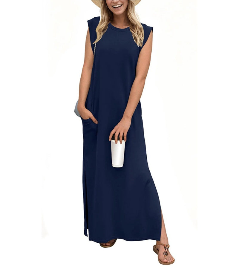 Romaisa – Robe longue chic & pratique, sans entretien