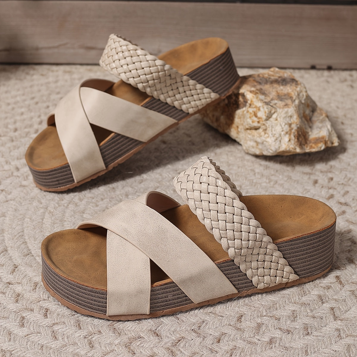 Martine™ | Sandales Confortables en Cuir de Qualité Supérieure