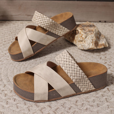 Martine™ | Sandales Confortables en Cuir de Qualité Supérieure
