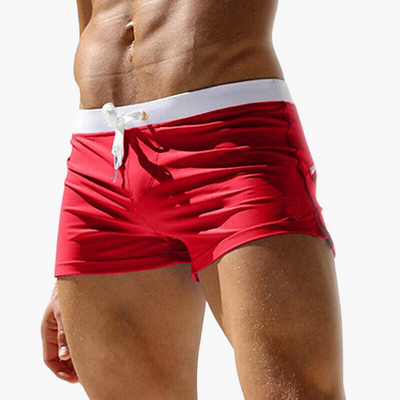 Soleo™ – Short de bain homme ajusté avec cordon | Coupe courte & stylée