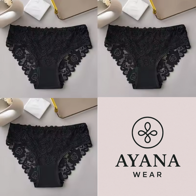 Belle Étoile – Culottes en Dentelle Élégantes et Sexy en Coton ( lot de 3 pièces )
