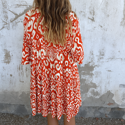 Fiori – Robe Élégante et Décontractée à Col en V