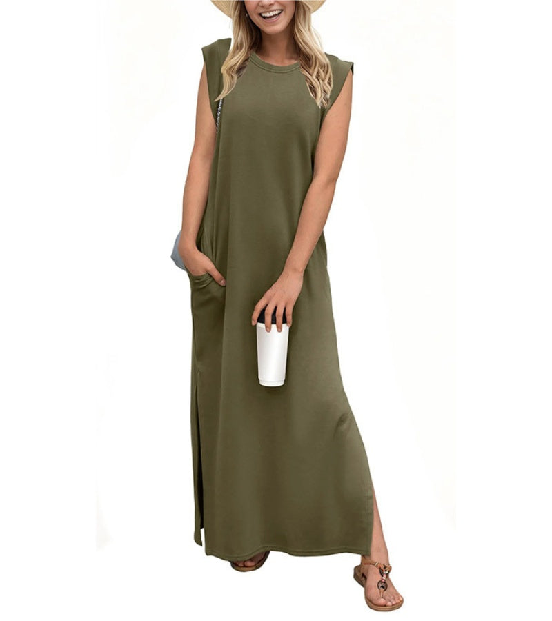 Romaisa – Robe longue chic & pratique, sans entretien