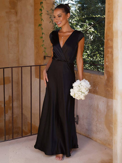 LORINA – Robe sirène en satin