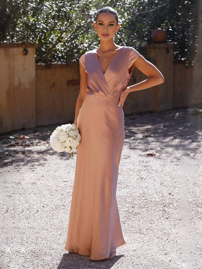 LORINA – Robe sirène en satin