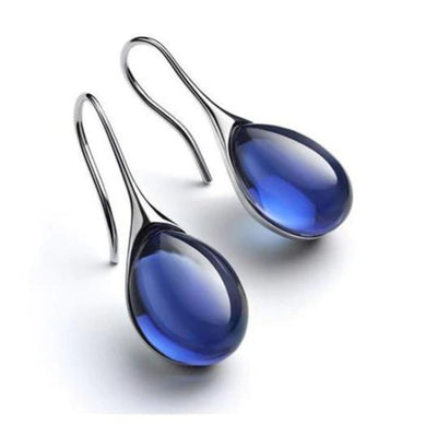 Boucles d'oreilles pendantes en cristal