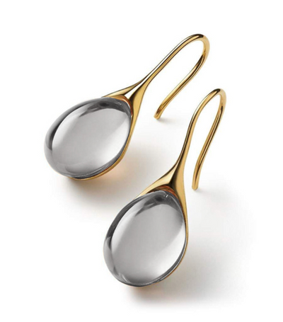 Boucles d'oreilles pendantes en cristal