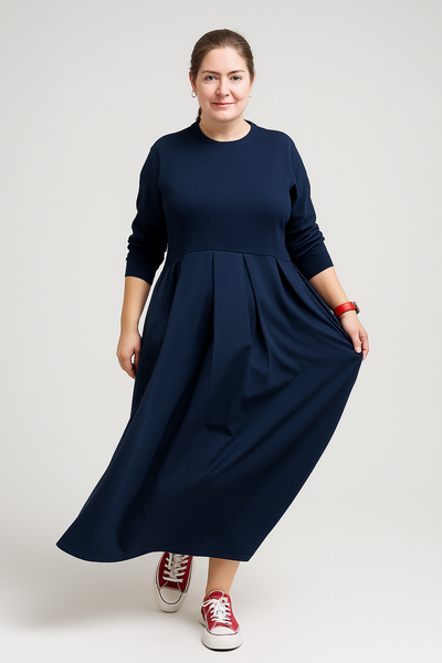 Élégance Urbaine™ – Robe Maxi à Poches Chic et Confortable