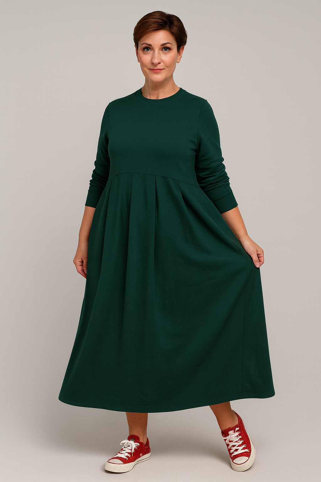 Élégance Urbaine™ – Robe Maxi à Poches Chic et Confortable