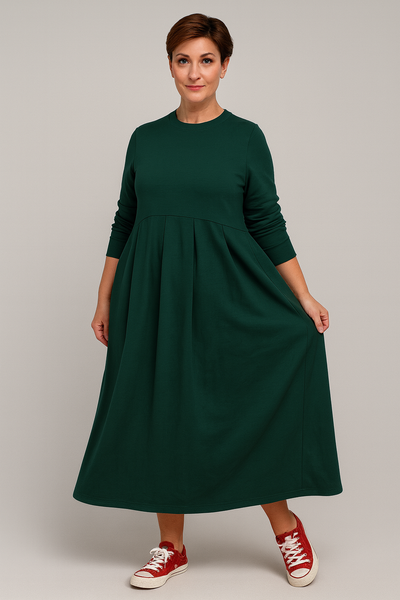 Élégance Urbaine™ – Robe Maxi à Poches Chic et Confortable