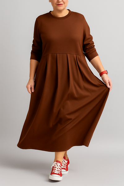 Élégance Urbaine™ – Robe Maxi à Poches Chic et Confortable