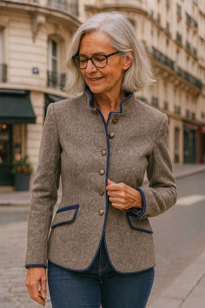 Vicky™ | Gilet élégant à col haut raffiné