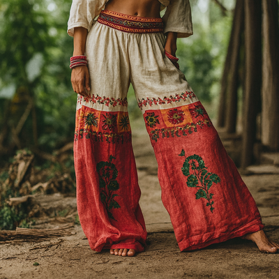 Zélie – Pantalon de Yoga Bohème