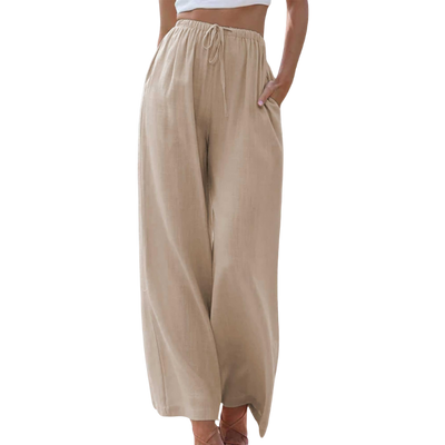 Adeline | Pantalon élégant en coton et lin