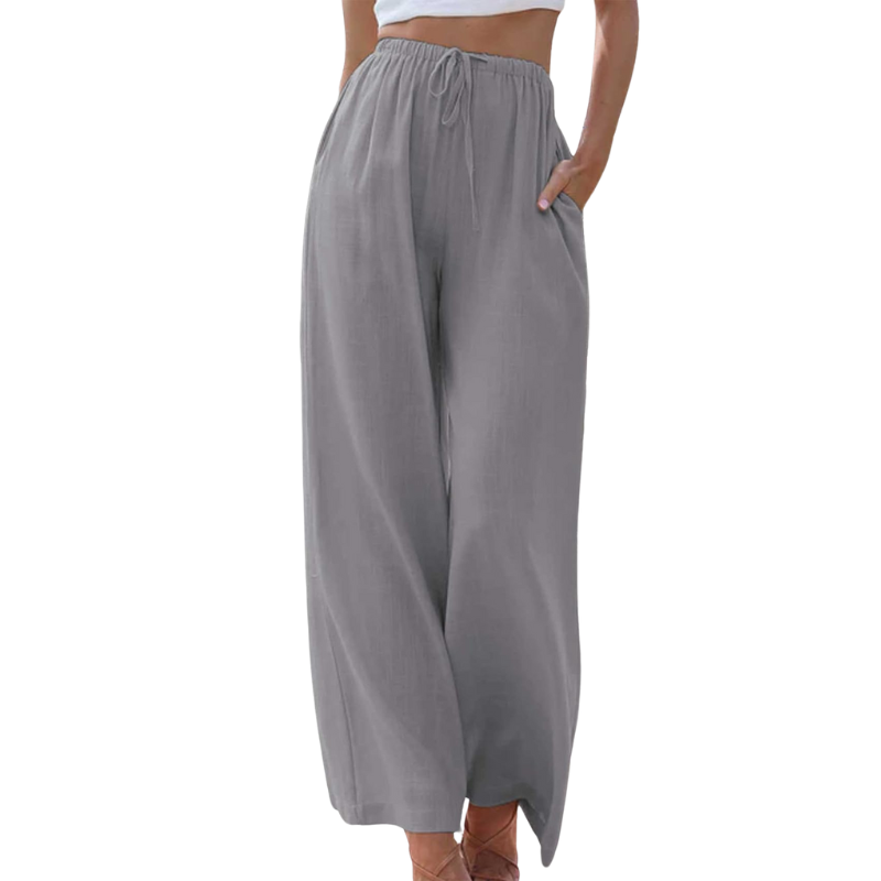 Adeline | Pantalon élégant en coton et lin