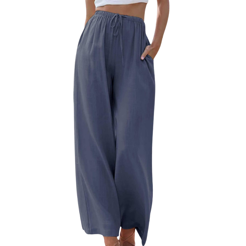 Adeline | Pantalon élégant en coton et lin