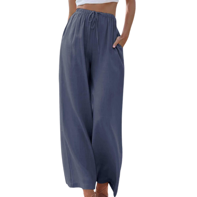 Adeline | Pantalon élégant en coton et lin