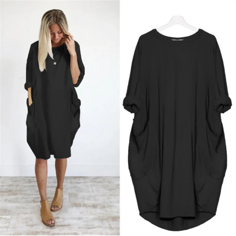 Luna™ | Robe éternelle confortable avec poches pratiques