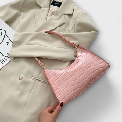 Melina | Sac en cuir brillant