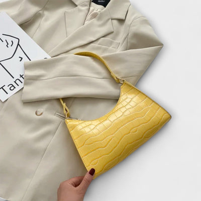 Melina | Sac en cuir brillant