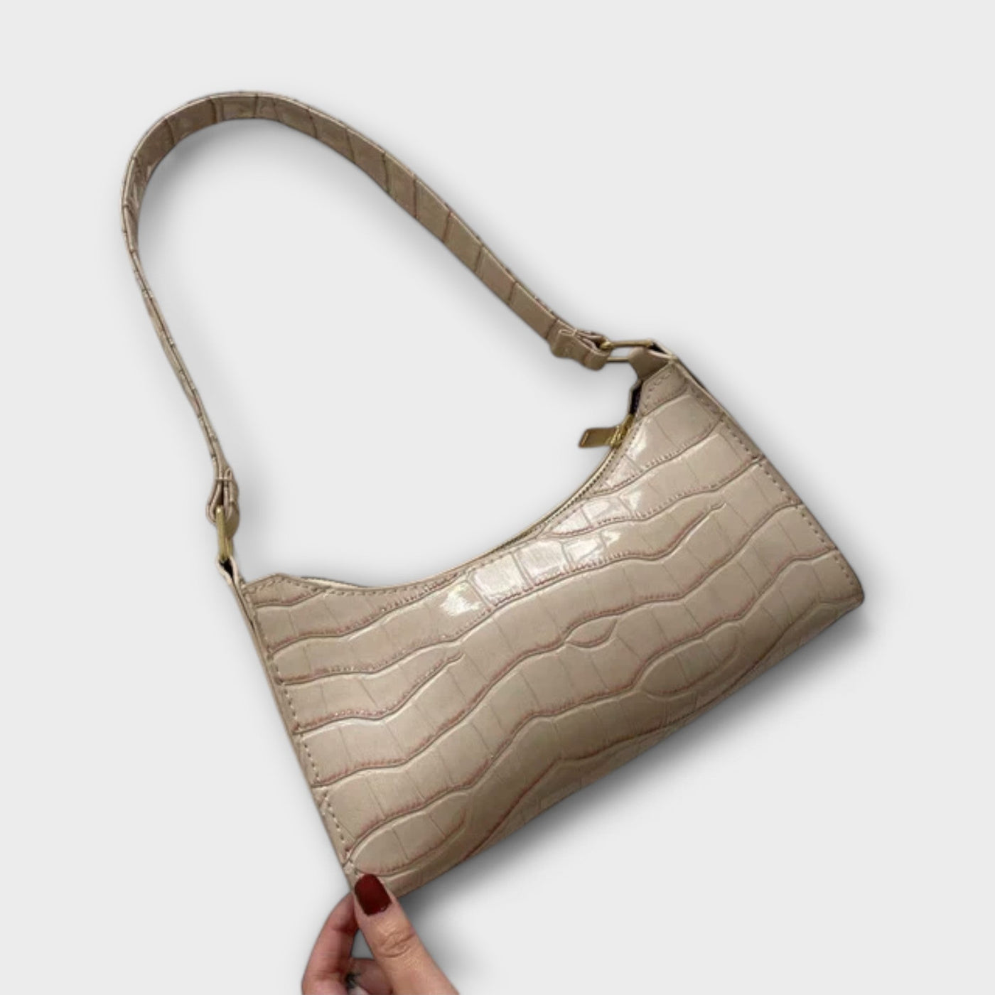 Melina | Sac en cuir brillant