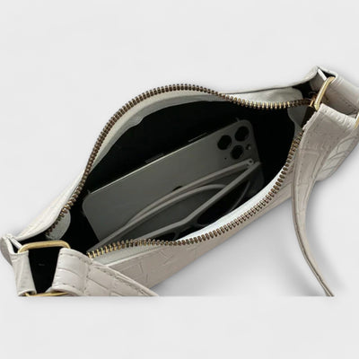 Melina | Sac en cuir brillant