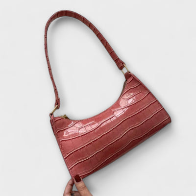 Melina | Sac en cuir brillant