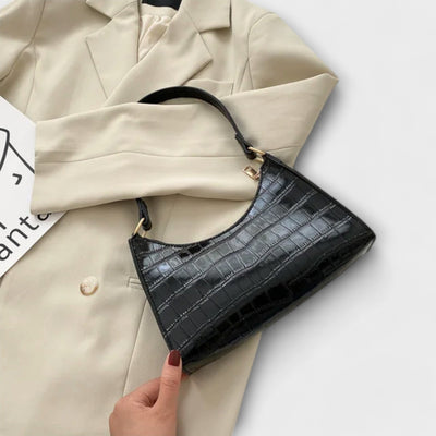 Melina | Sac en cuir brillant