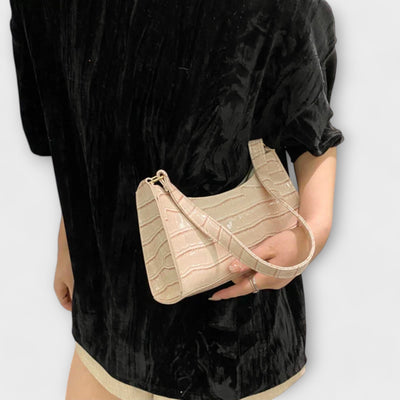 Melina | Sac en cuir brillant