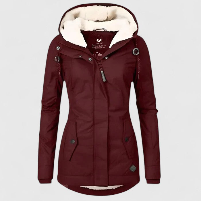 Seravia – Veste d’Automne Déperlante à Capuche