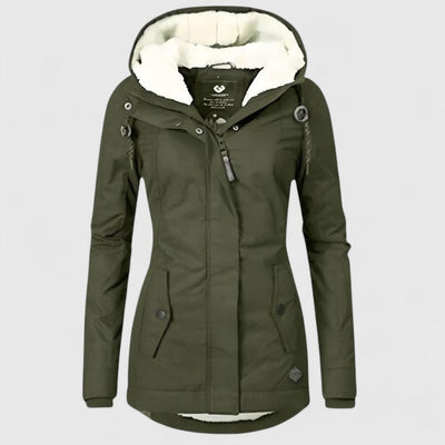 Seravia – Veste d’Automne Déperlante à Capuche