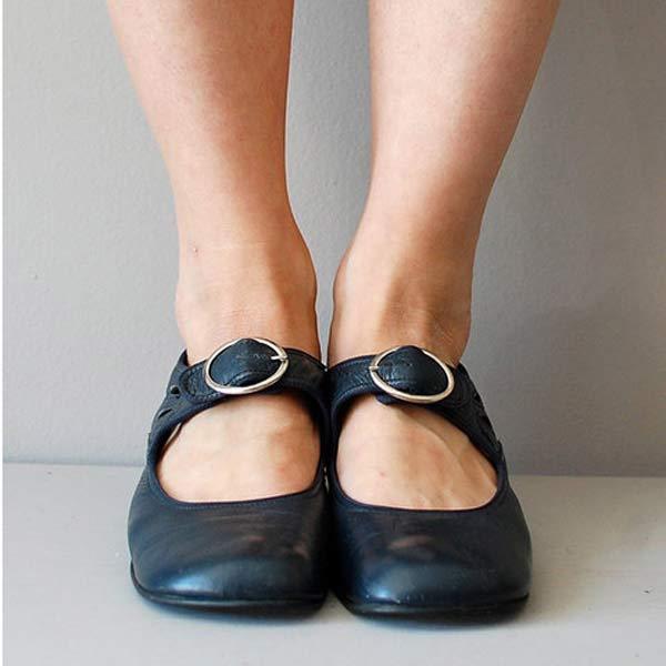 Denisa – Sandales orthopédiques en cuir à talon bloc
