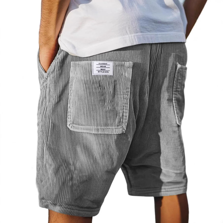 Henry – Short Élégant en Velours Côtelé