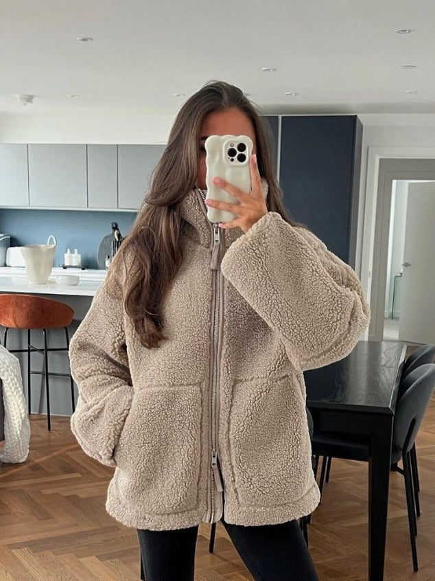 Celeste | Teddy mantel in zachte wollook