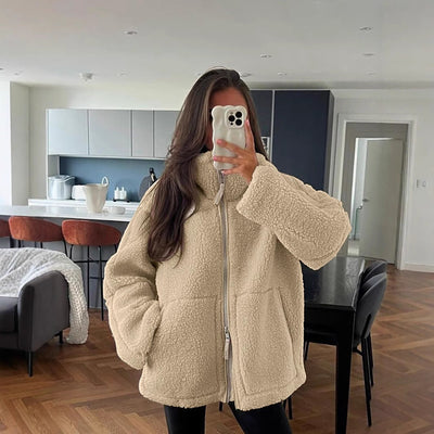 Celeste | Teddy mantel in zachte wollook