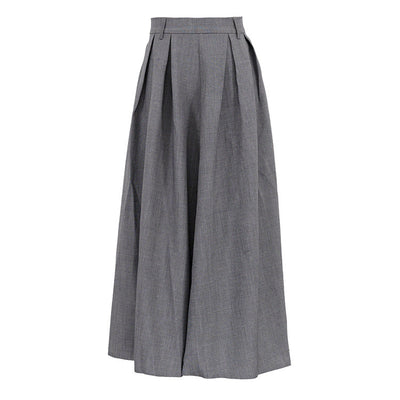 Isabella – Jupe longue plissée taille haute