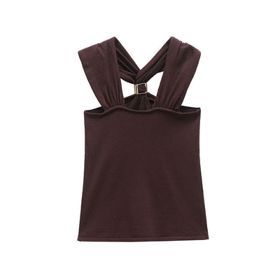 Lusaria – Top chic à col licou