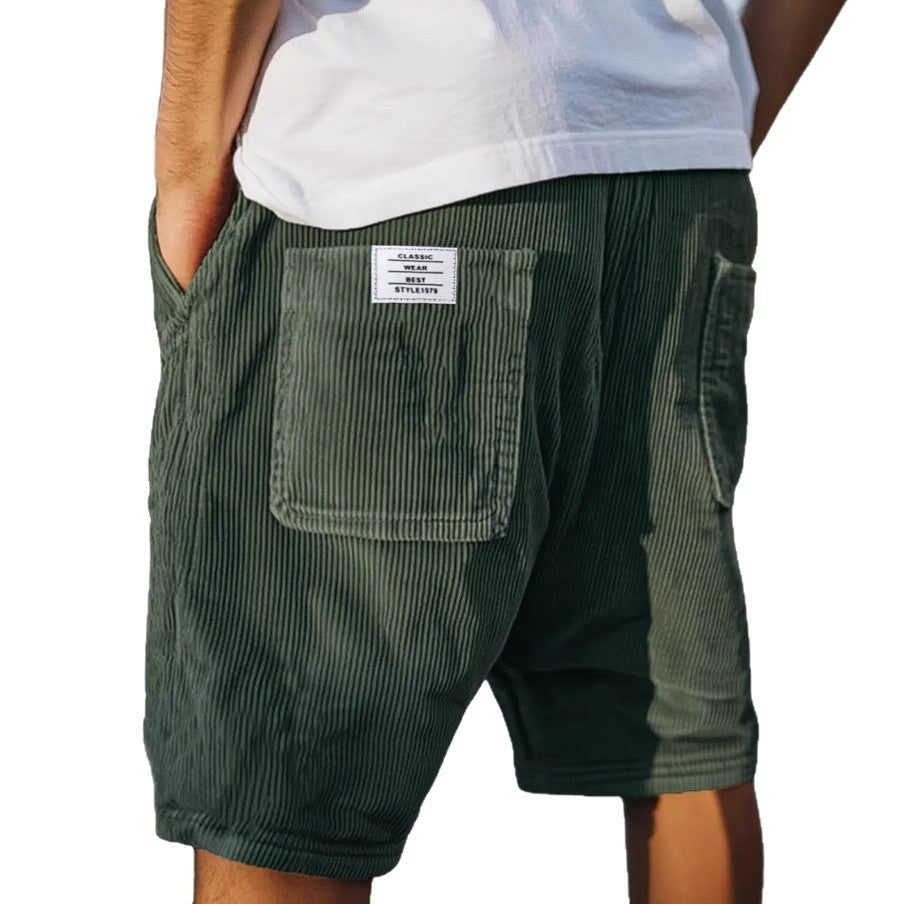 Henry – Short Élégant en Velours Côtelé