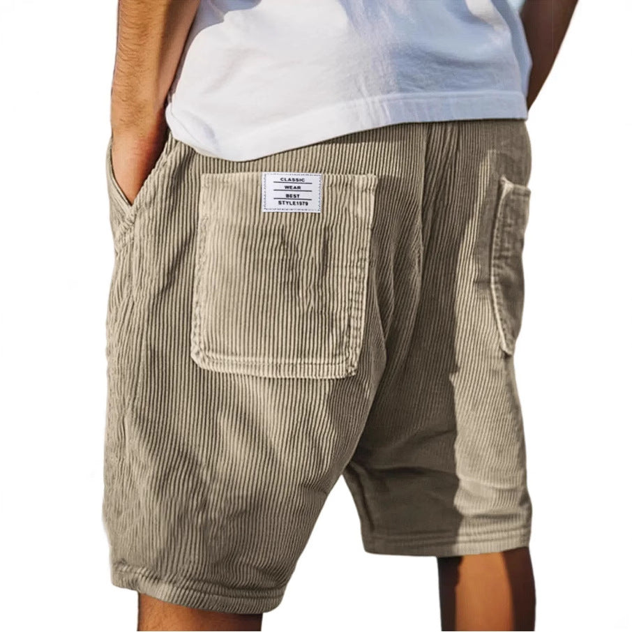 Henry – Short Élégant en Velours Côtelé