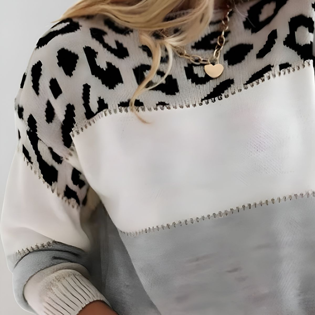 Paula™ | Pull Décontracté à Imprimé Léopard