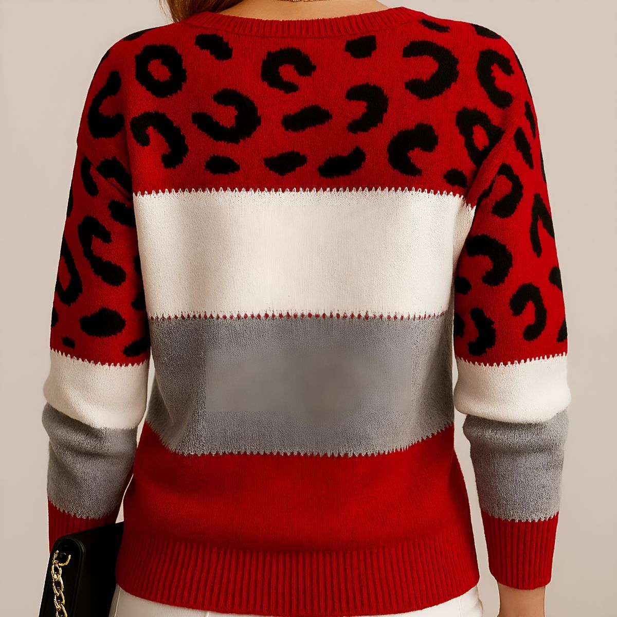 Paula™ | Pull Décontracté à Imprimé Léopard