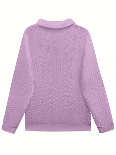 Belle™ | Pull avec Texture Tricotée Tendance