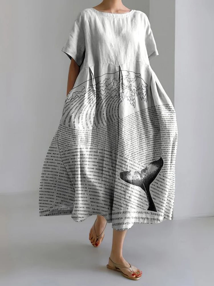 Floral – Le charme naturel d’une robe d’été légère.